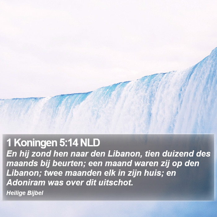1 Koningen 5:14 NLD Bible Study