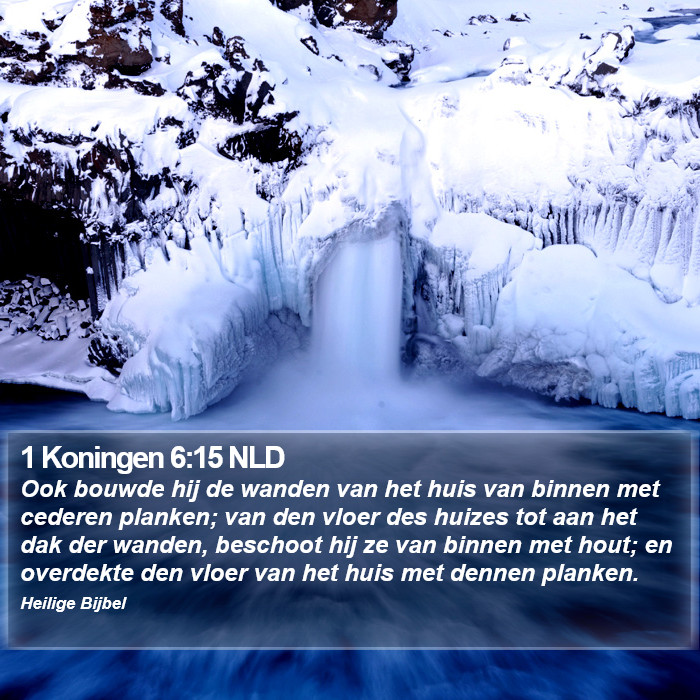 1 Koningen 6:15 NLD Bible Study