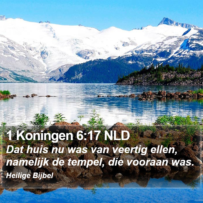 1 Koningen 6:17 NLD Bible Study