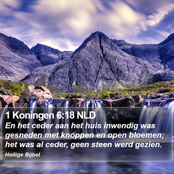 1 Koningen 6:18 NLD Bible Study