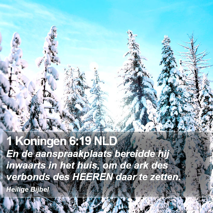 1 Koningen 6:19 NLD Bible Study