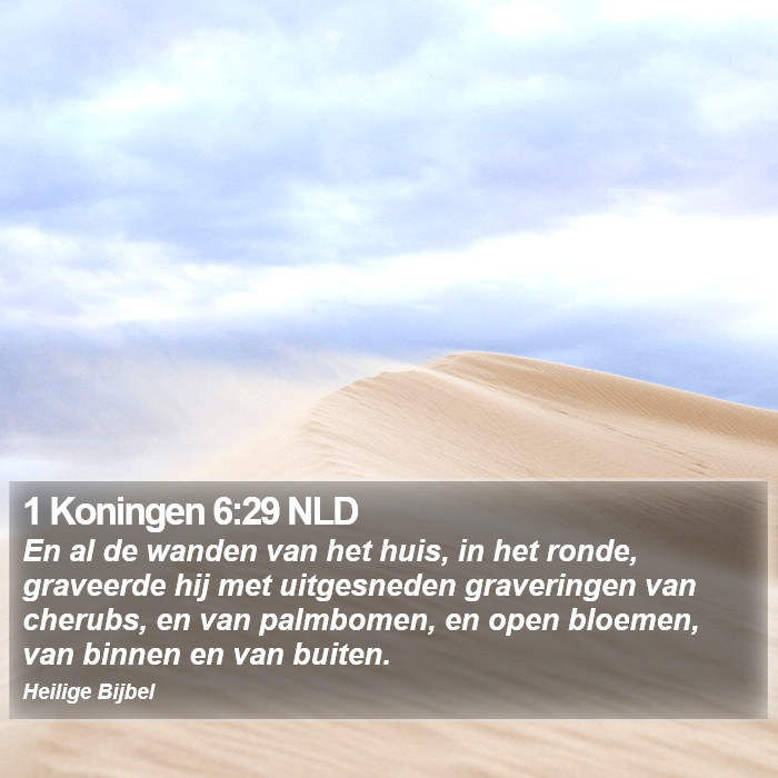 1 Koningen 6:29 NLD Bible Study