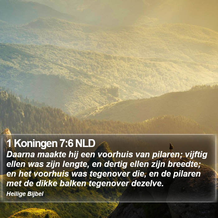 1 Koningen 7:6 NLD Bible Study