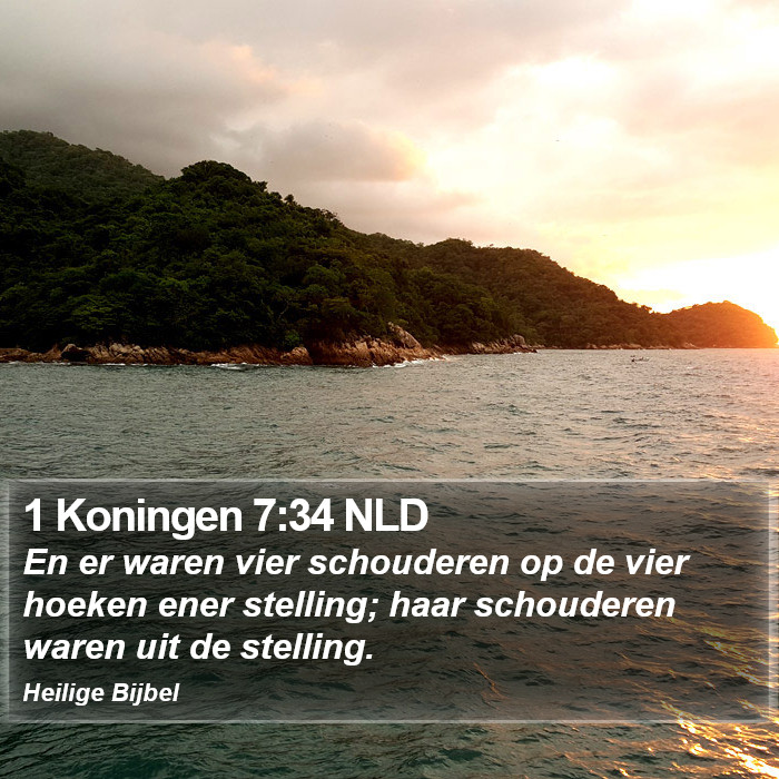 1 Koningen 7:34 NLD Bible Study