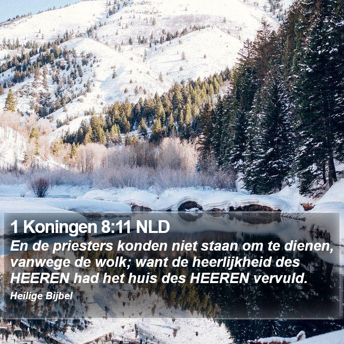 1 Koningen 8:11 NLD Bible Study