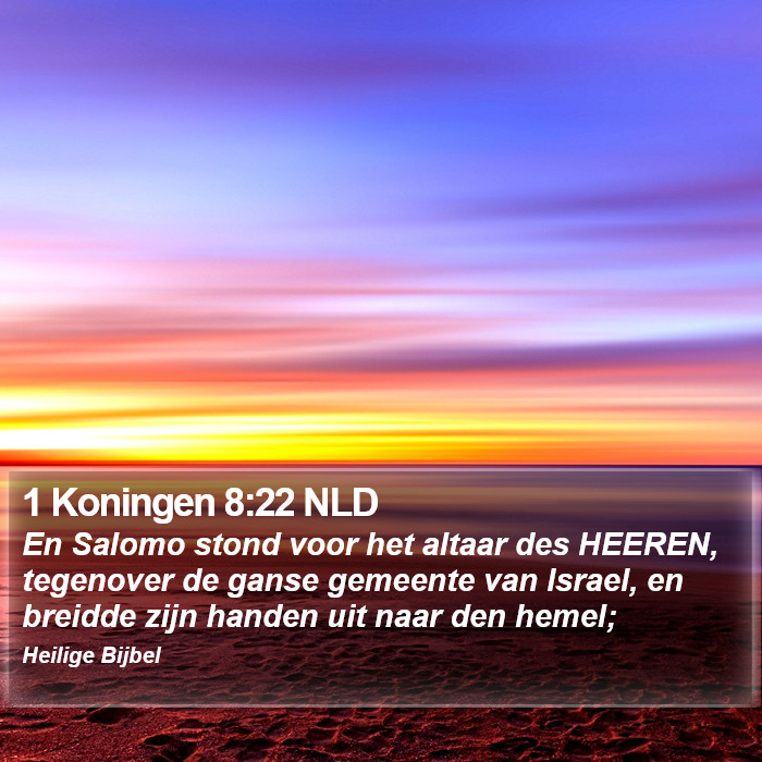1 Koningen 8:22 NLD Bible Study