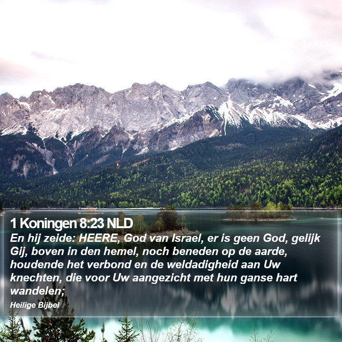 1 Koningen 8:23 NLD Bible Study