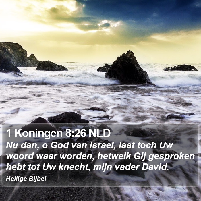 1 Koningen 8:26 NLD Bible Study