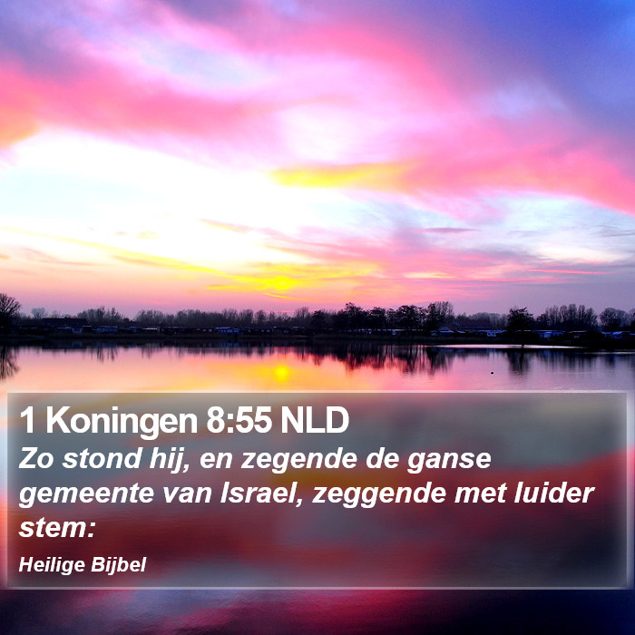 1 Koningen 8:55 NLD Bible Study