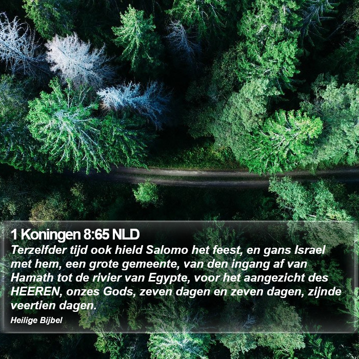 1 Koningen 8:65 NLD Bible Study