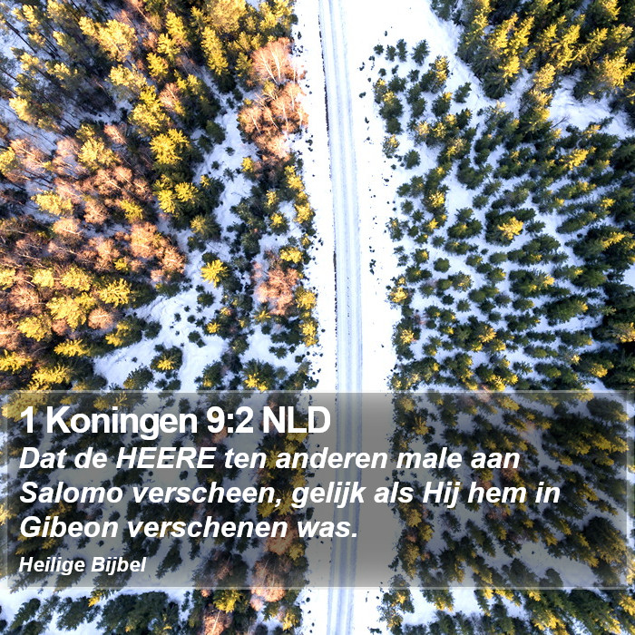 1 Koningen 9:2 NLD Bible Study