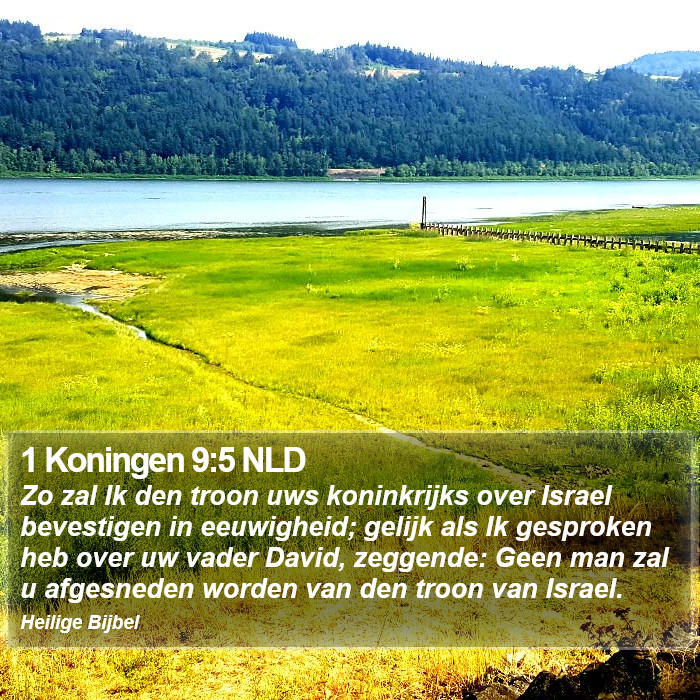 1 Koningen 9:5 NLD Bible Study