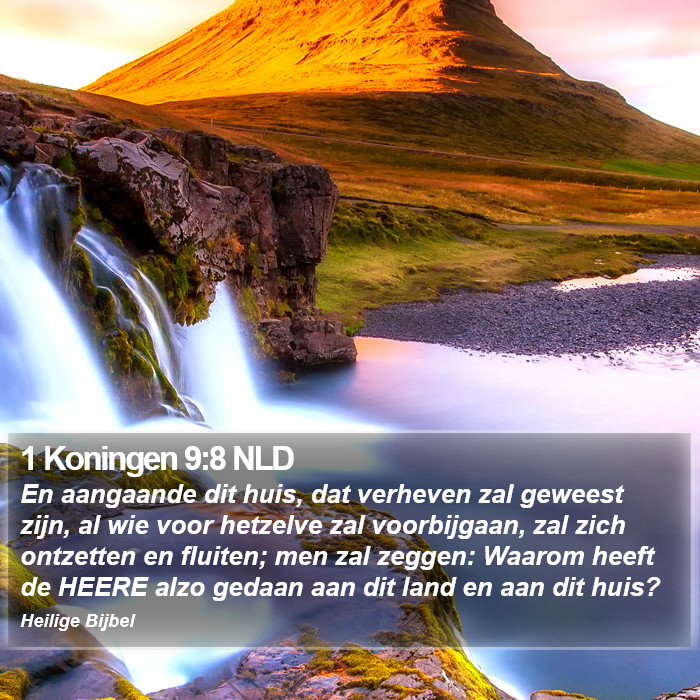 1 Koningen 9:8 NLD Bible Study