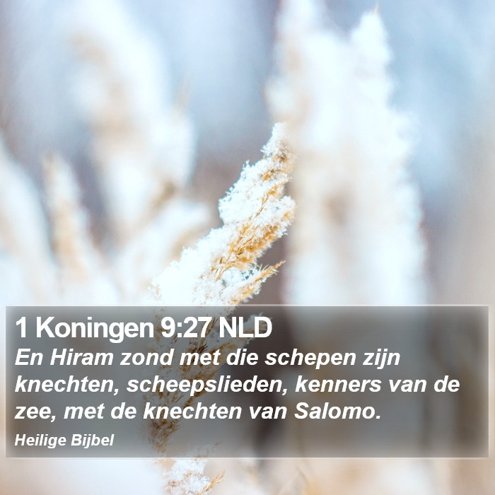 1 Koningen 9:27 NLD Bible Study