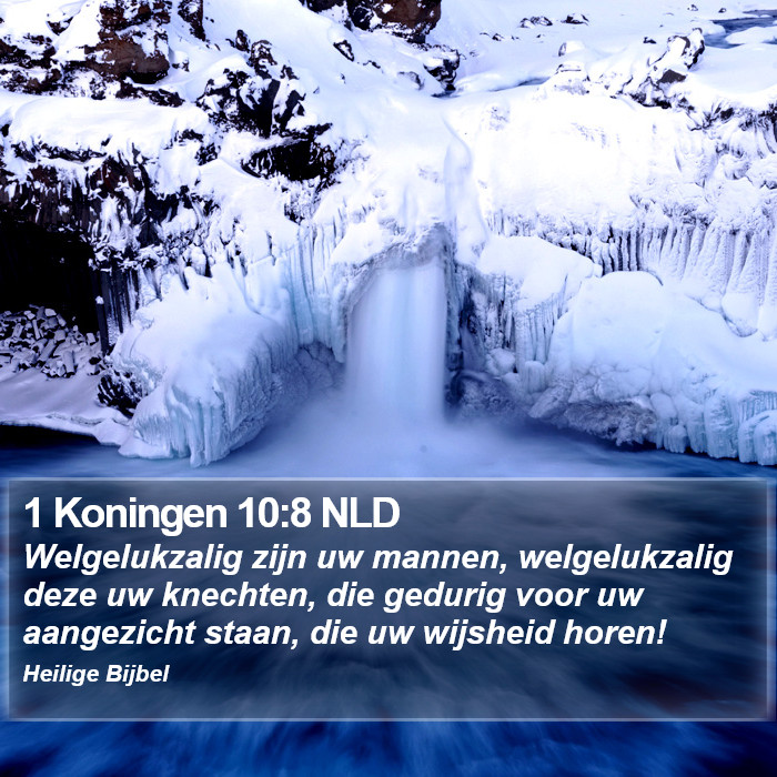 1 Koningen 10:8 NLD Bible Study