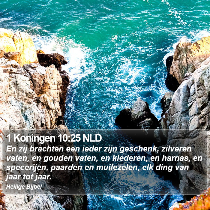 1 Koningen 10:25 NLD Bible Study