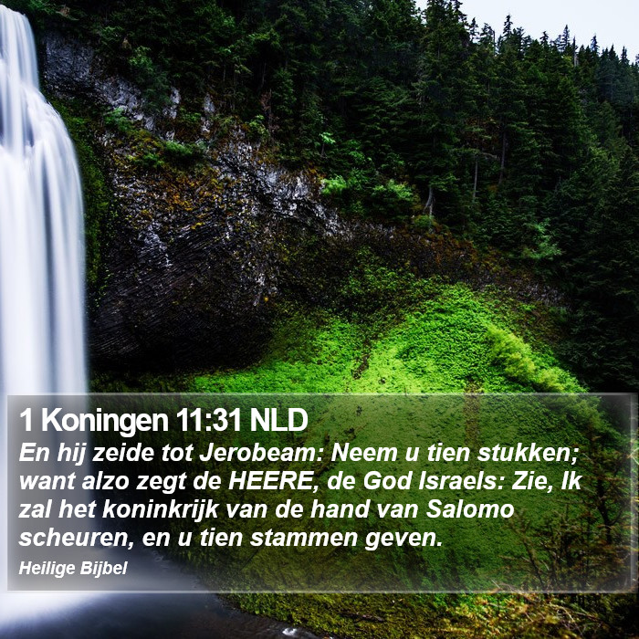 1 Koningen 11:31 NLD Bible Study