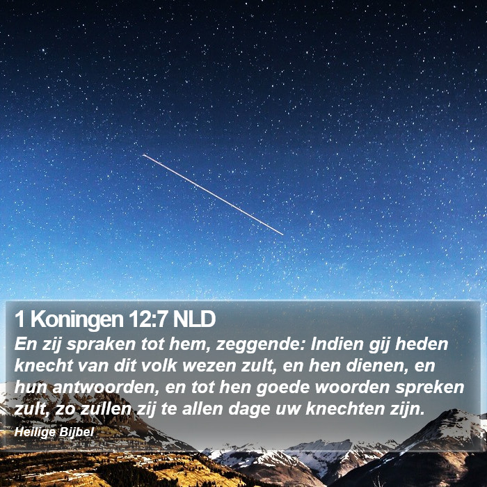 1 Koningen 12:7 NLD Bible Study