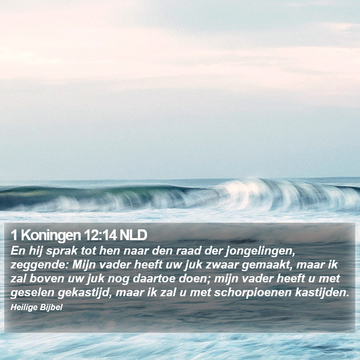 1 Koningen 12:14 NLD Bible Study