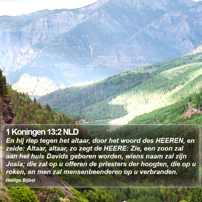 1 Koningen 13:2 NLD Bible Study