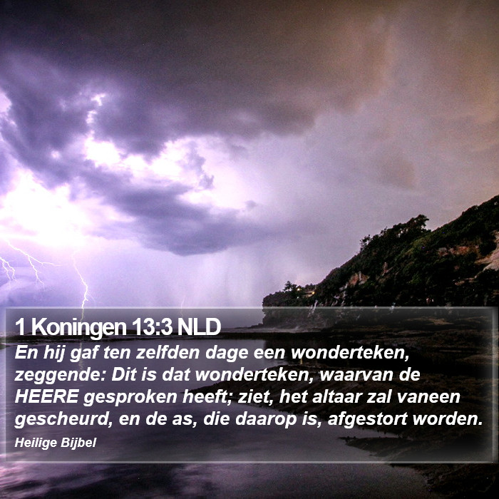 1 Koningen 13:3 NLD Bible Study