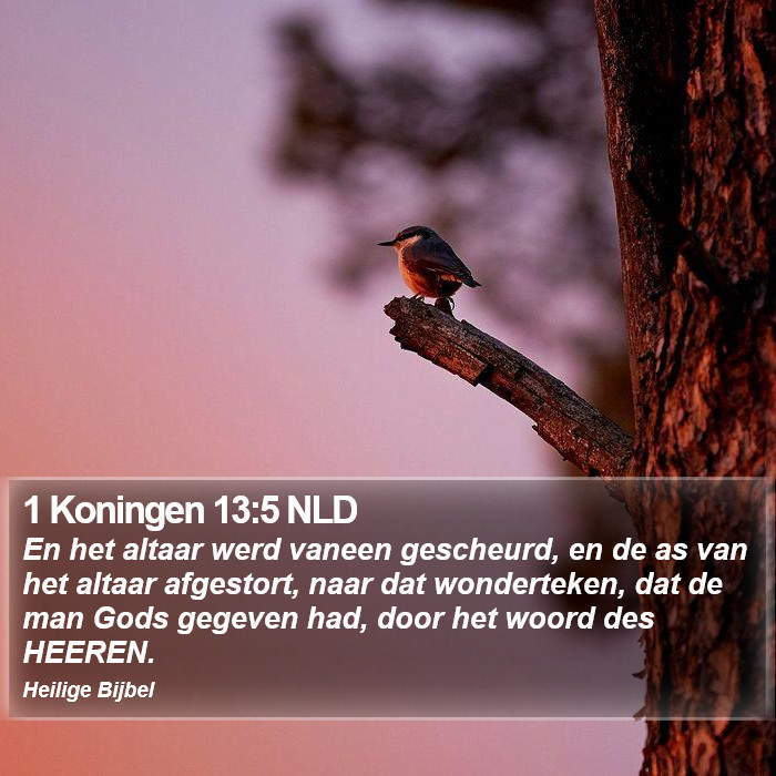 1 Koningen 13:5 NLD Bible Study