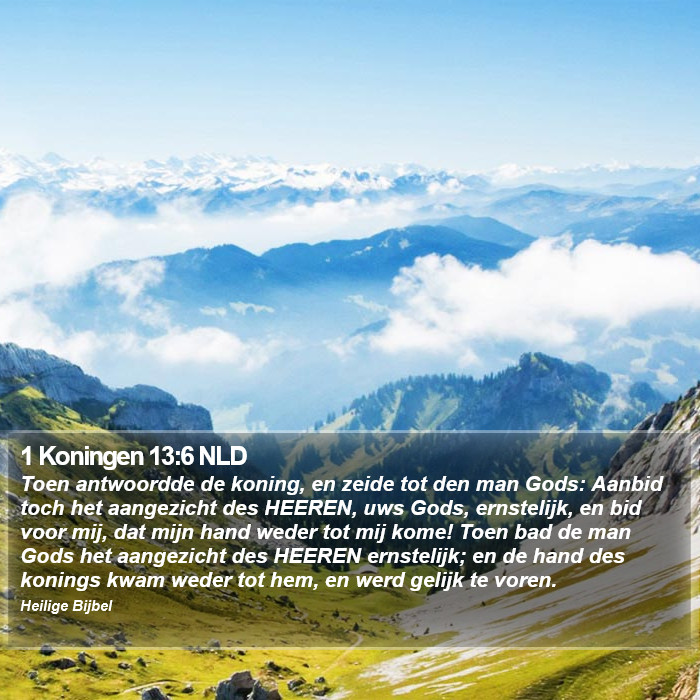 1 Koningen 13:6 NLD Bible Study