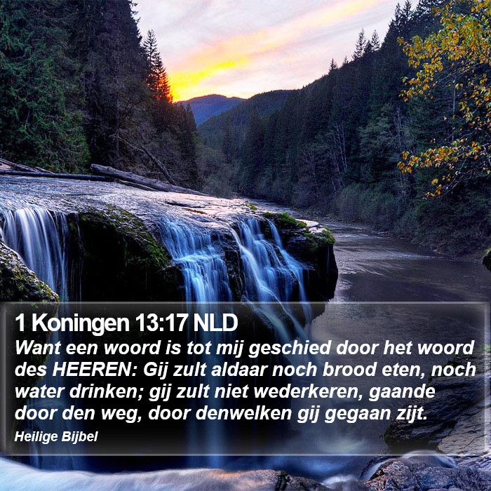 1 Koningen 13:17 NLD Bible Study