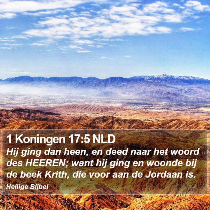 1 Koningen 17:5 NLD Bible Study