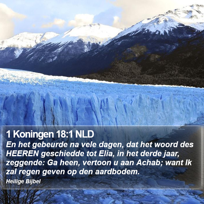 1 Koningen 18:1 NLD Bible Study