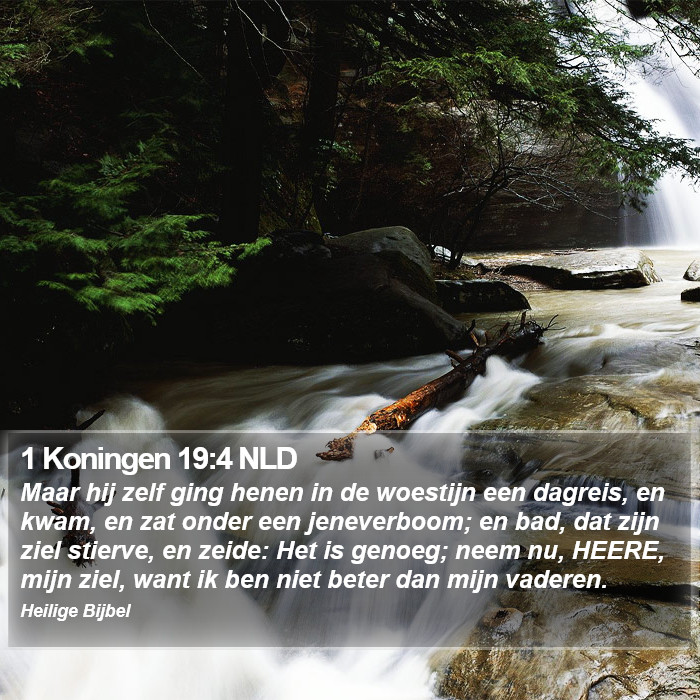 1 Koningen 19:4 NLD Bible Study