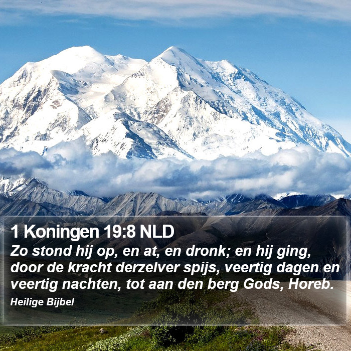 1 Koningen 19:8 NLD Bible Study