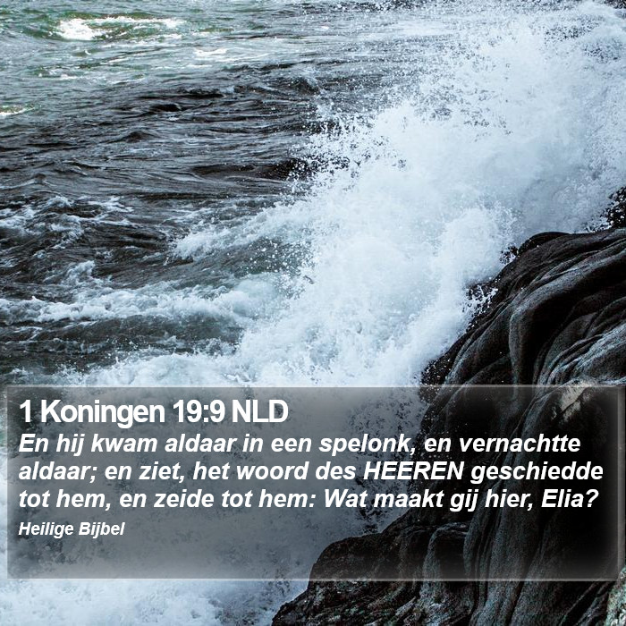 1 Koningen 19:9 NLD Bible Study
