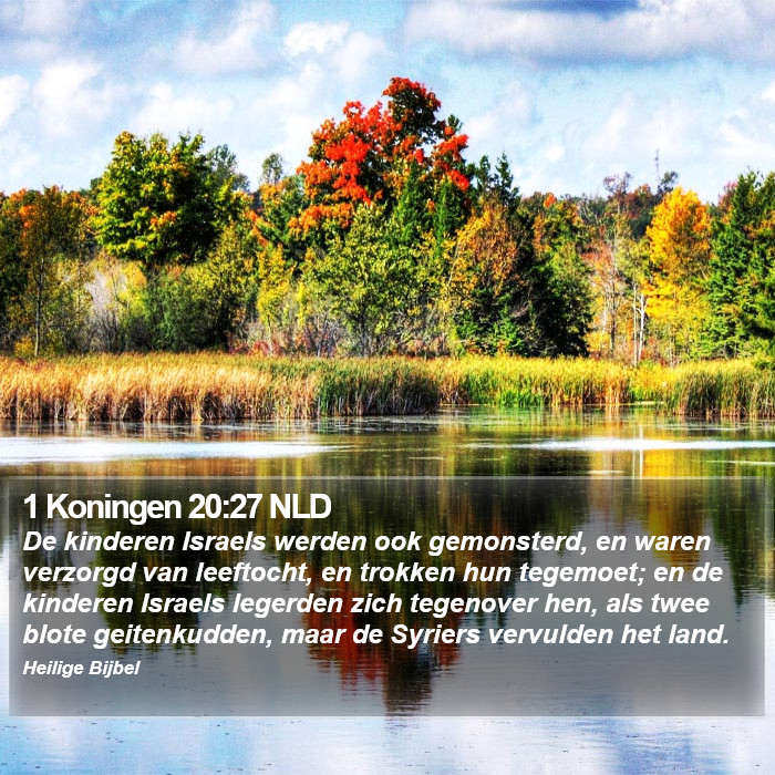 1 Koningen 20:27 NLD Bible Study
