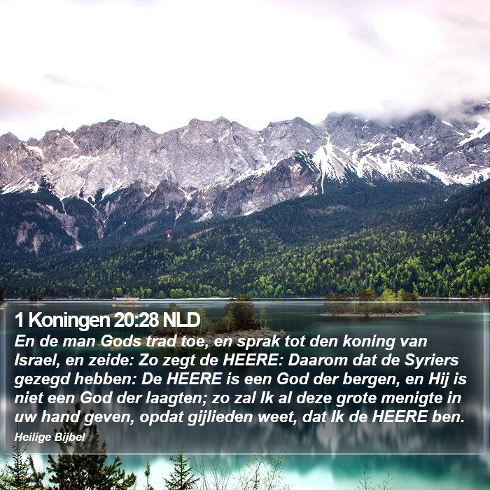 1 Koningen 20:28 NLD Bible Study