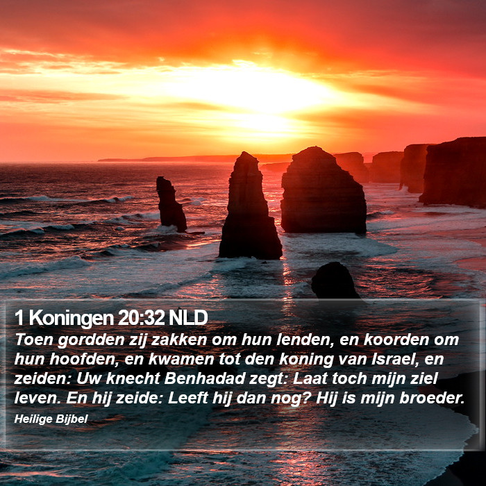 1 Koningen 20:32 NLD Bible Study