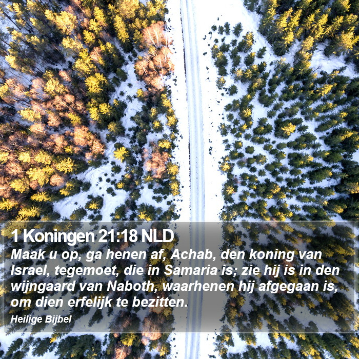 1 Koningen 21:18 NLD Bible Study