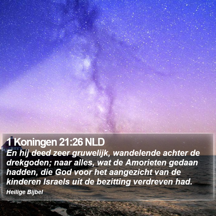 1 Koningen 21:26 NLD Bible Study