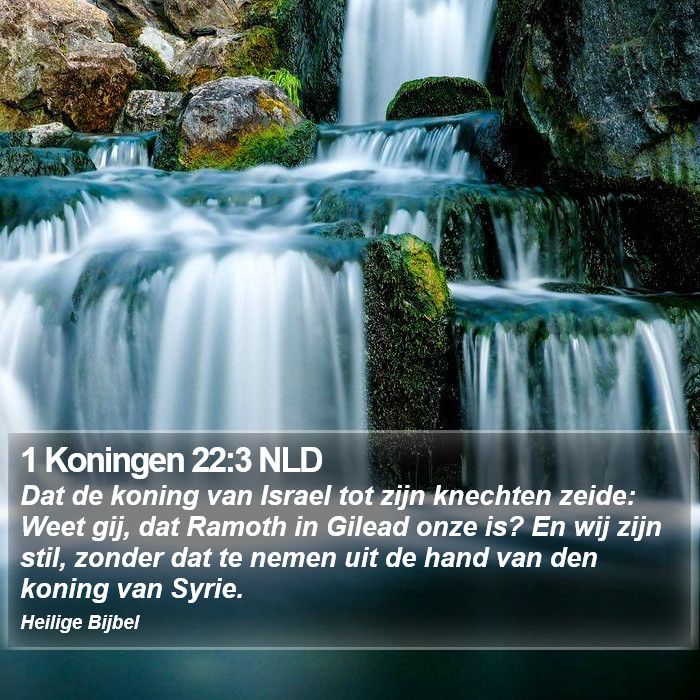 1 Koningen 22:3 NLD Bible Study