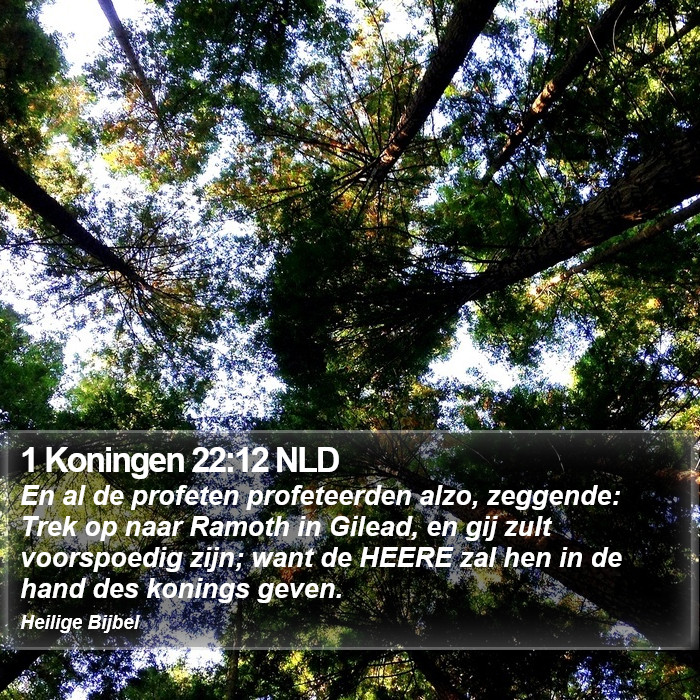 1 Koningen 22:12 NLD Bible Study