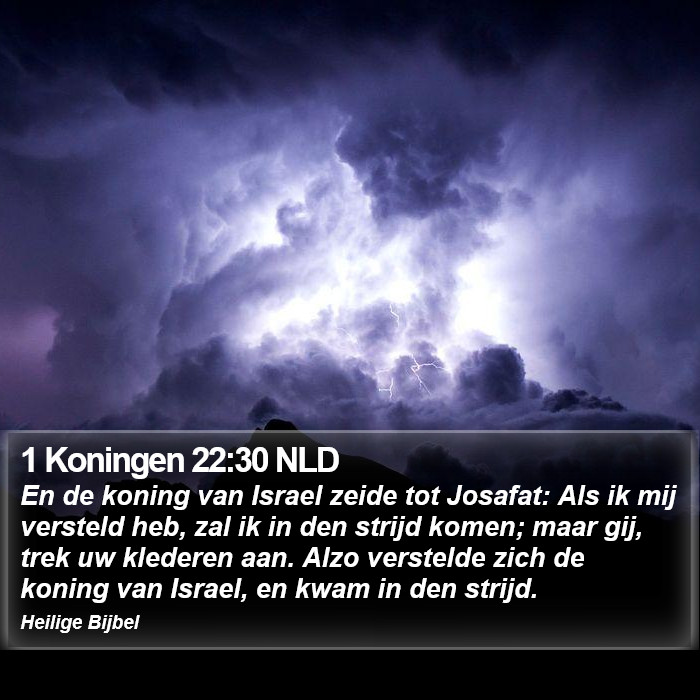 1 Koningen 22:30 NLD Bible Study