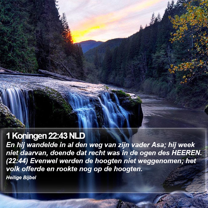 1 Koningen 22:43 NLD Bible Study