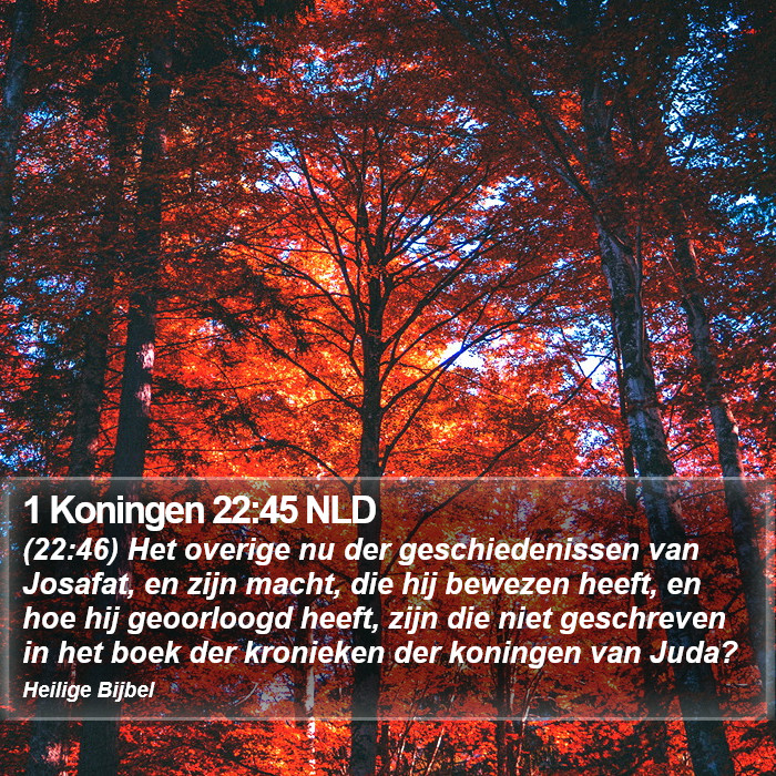 1 Koningen 22:45 NLD Bible Study