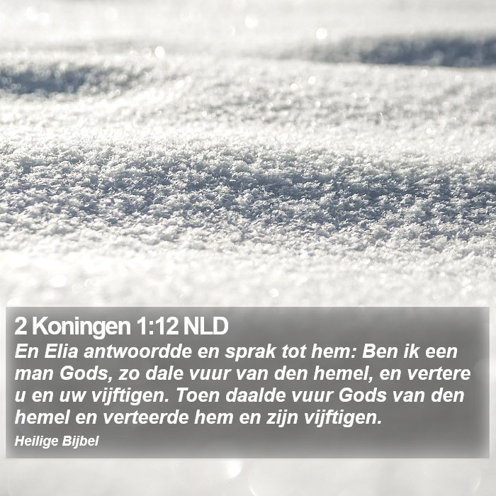 2 Koningen 1:12 NLD Bible Study