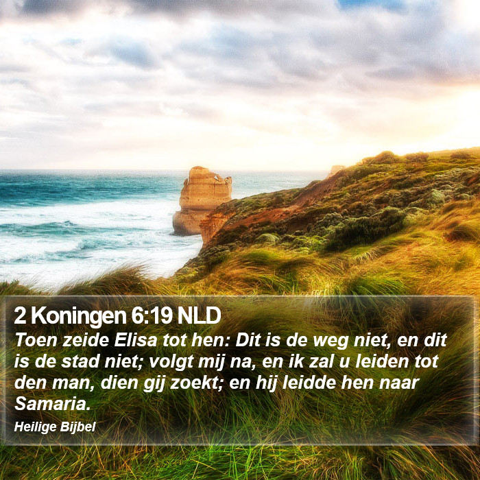 2 Koningen 6:19 NLD Bible Study