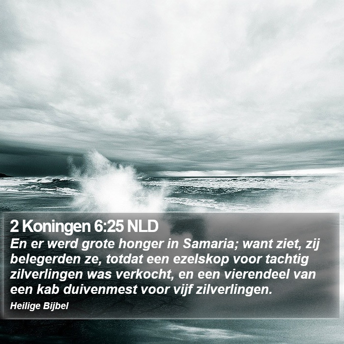 2 Koningen 6:25 NLD Bible Study