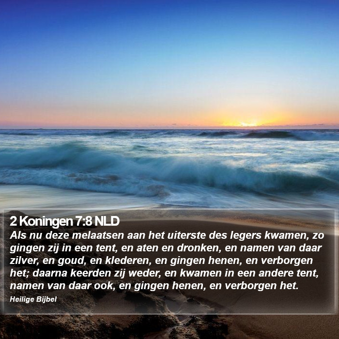 2 Koningen 7:8 NLD Bible Study
