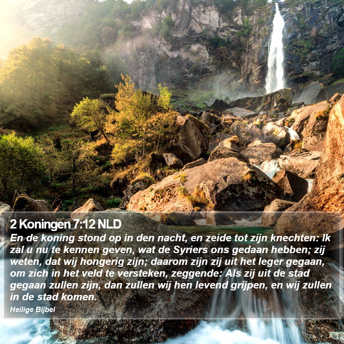 2 Koningen 7:12 NLD Bible Study