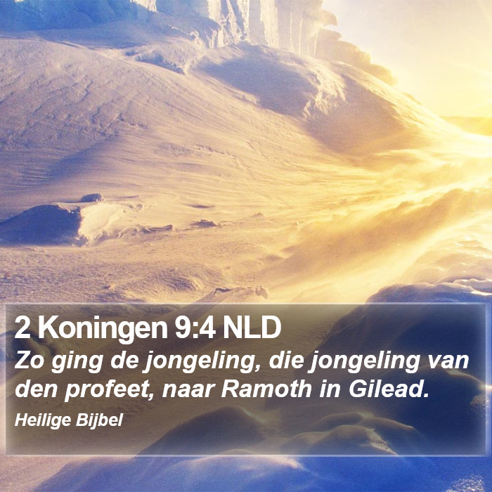 2 Koningen 9:4 NLD Bible Study