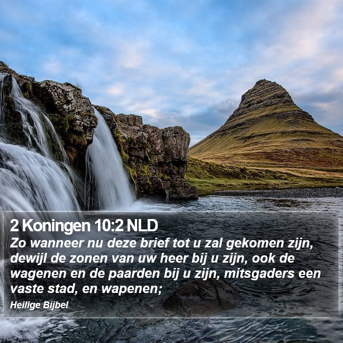 2 Koningen 10:2 NLD Bible Study
